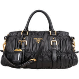 Prada Quilted Leather City Handbag