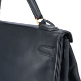 Hermès Bleu Swift Leather Kelly 32 Handbag