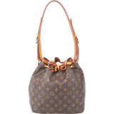 Louis Vuitton Canvas Monogram Sac Noe Petit Shoulder Bag