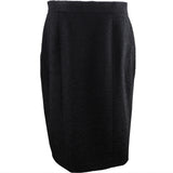 Chanel Black Wool Skirt (D38 / FR40)