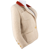Chanel Bicolor Tweed Satin Jacket (DE36 / FR38)
