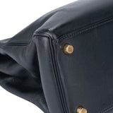 Hermès Bleu Swift Leather Kelly 32 Handbag