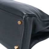 Hermès Bleu Swift Leather Kelly 32 Handbag