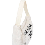 Prada White Terry Re- Edition Handbag