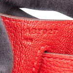 Hermès Rouge Taurillon Clemence Leather Kelly 28 Handbag - vintageandkickz