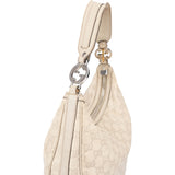Gucci Leather GG Monogram Hobo Bag