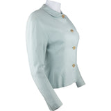 Prada Bleu Viscose Jacket (DE34 / IT40)