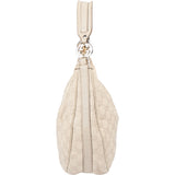 Gucci Leather GG Monogram Hobo Bag