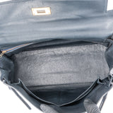 Hermès Bleu Swift Leather Kelly 32 Handbag