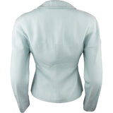 Prada Bleu Viscose Jacket (DE34 / IT40)