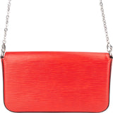 Louis Vuitton Rouge Epi Leather Felicie Crossbody Bag