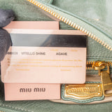Miu Miu Leather Classic City Handbag