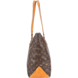 Louis Vuitton Canvas Monogram Cabas Mezzo Shoulder Bag
