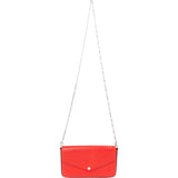 Louis Vuitton Rouge Epi Leather Felicie Crossbody Bag