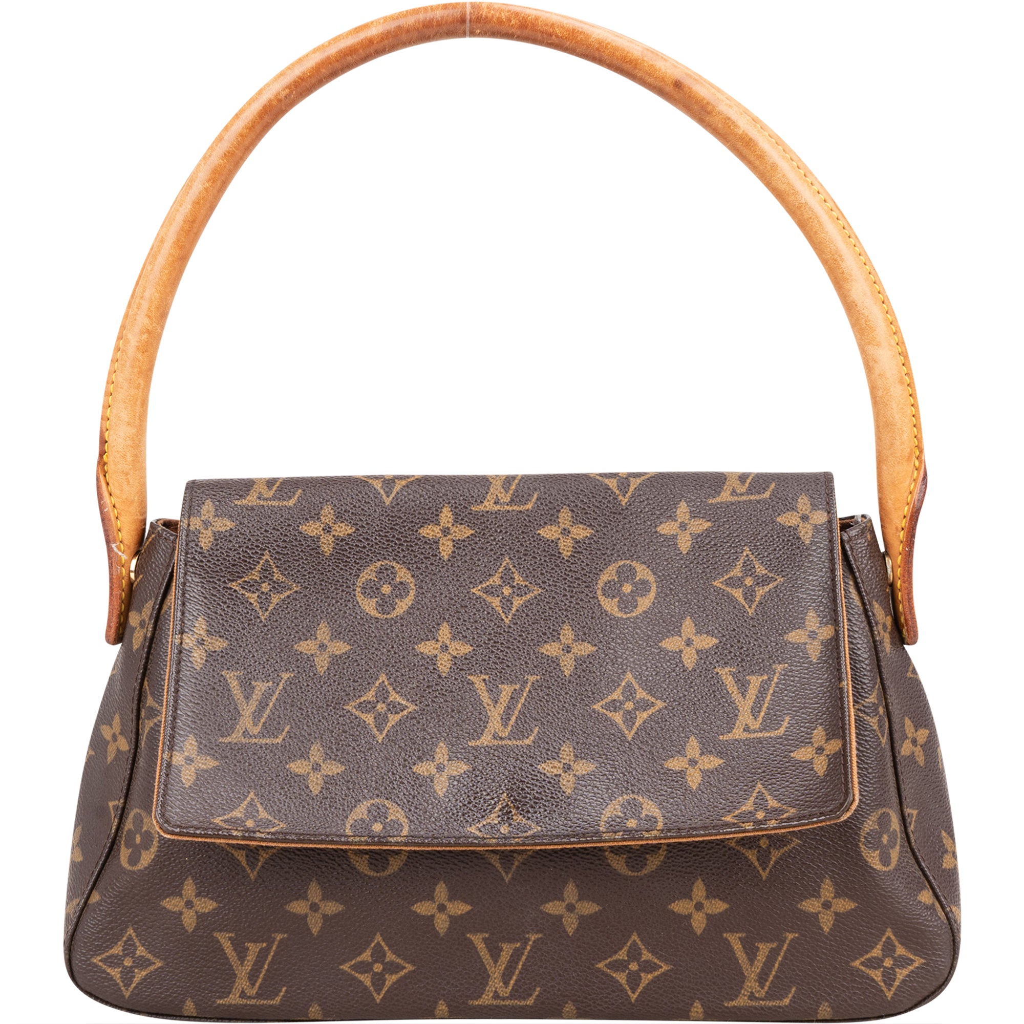 Louis Vuitton Canvas Monogram Looping PM Shoulder Bag - vintageandkickz