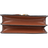 Burberry Canvas Bicolor Leather Small TB Crossbody Bag