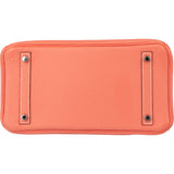 Hermès Crevette Taurillon Clemence Leather Birkin 30 Handbag