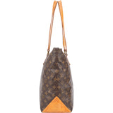 Louis Vuitton Canvas Monogram Cabas Mezzo Shoulder Bag