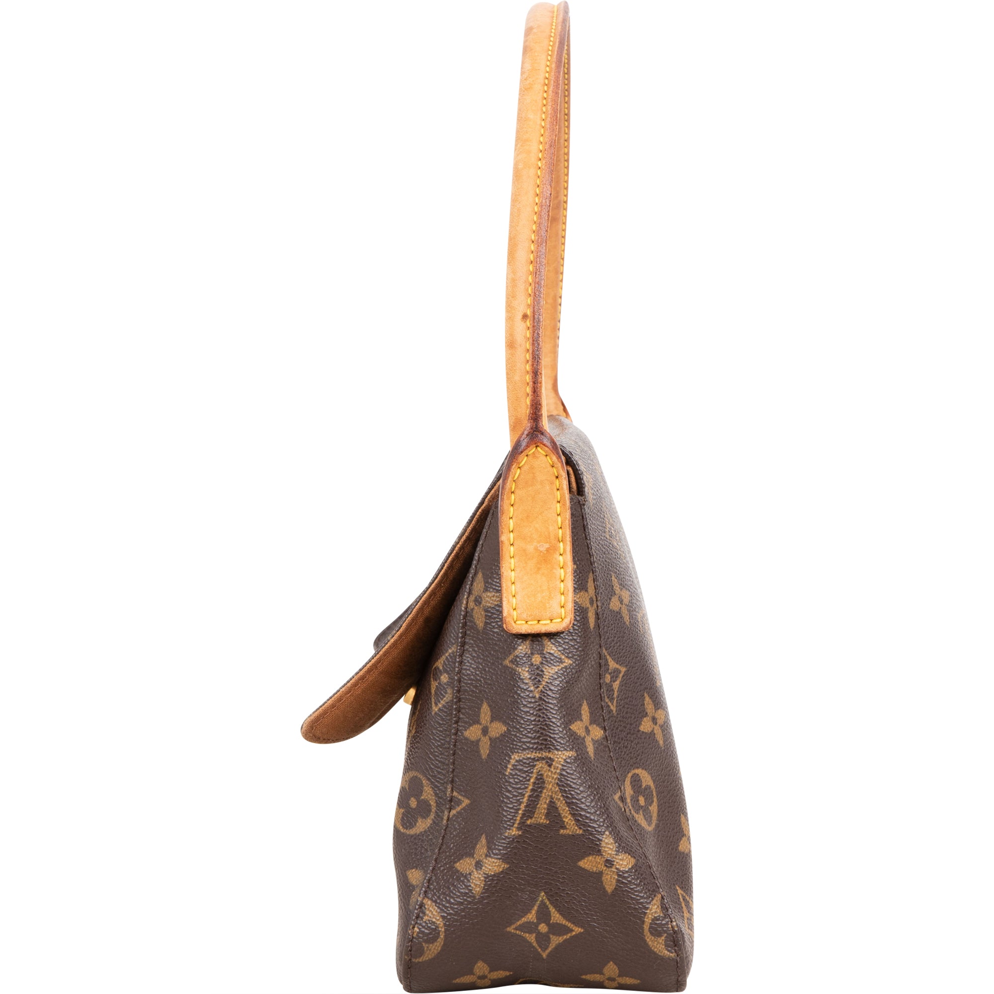 Louis Vuitton Canvas Monogram Looping PM Shoulder Bag - vintageandkickz