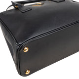 Prada Black Saffiano Leather Galleria Handbag