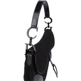 Christian Dior Classic Noir Saddle Handbag
