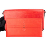 Louis Vuitton Rouge Epi Leather Felicie Crossbody Bag