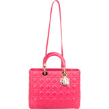 Christian Dior Quilted Leather City Handbag