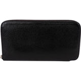 Hermès Noir Epsom Leather Azap Zippy Wallet