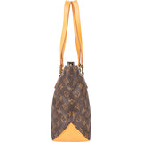 Louis Vuitton Canvas Monogram Cabas Mezzo Shoulder Bag