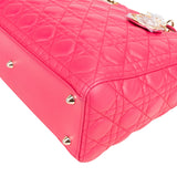 Christian Dior Quilted Leather City Handbag