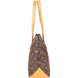 Louis Vuitton Canvas Monogram Cabas Mezzo Shoulder Bag