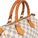 Louis Vuitton Damier Azur Monogram Speedy 25 Handbag