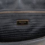Prada Black Saffiano Leather Galleria Handbag