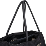 Prada Black Nylon Triangle Handbag