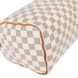 Louis Vuitton Damier Azur Monogram Speedy 25 Handbag