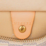 Louis Vuitton Damier Azur Monogram Speedy 25 Handbag