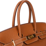 Hermès Brun Togo Leather Birkin 35 Handbag