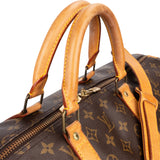 Louis Vuitton Monogram Canvas Keepall 55 Bandoulière Travel Bag