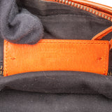 Balenciaga Orange Leather First City Handbag