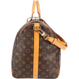 Louis Vuitton Monogram Canvas Keepall 55 Bandoulière Travel Bag