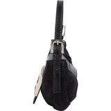 Fendi Cotton FF Buckle Micro Croissant Handbag