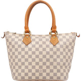 Louis Vuitton Damier Azur Monogram Saleya PM Handbag
