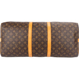 Louis Vuitton Monogram Canvas Keepall 55 Bandoulière Travel Bag