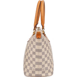 Louis Vuitton Damier Azur Monogram Saleya PM Handbag