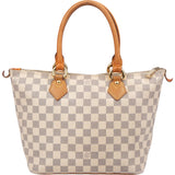 Louis Vuitton Damier Azur Monogram Saleya PM Handbag