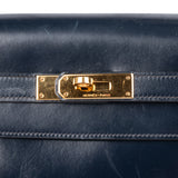 Hermès Bleu Boxcalf Kelly 32 Handbag