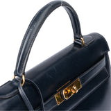 Hermès Bleu Boxcalf Kelly 32 Handbag