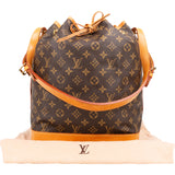 Louis Vuitton Canvas Monogram Sac Noe Grande Shoulder Bag