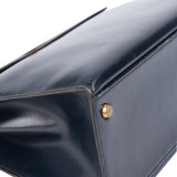 Hermès Bleu Boxcalf Kelly 32 Handbag