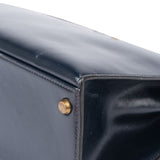 Hermès Bleu Boxcalf Kelly 32 Handbag
